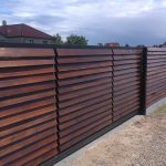 płot drewniany