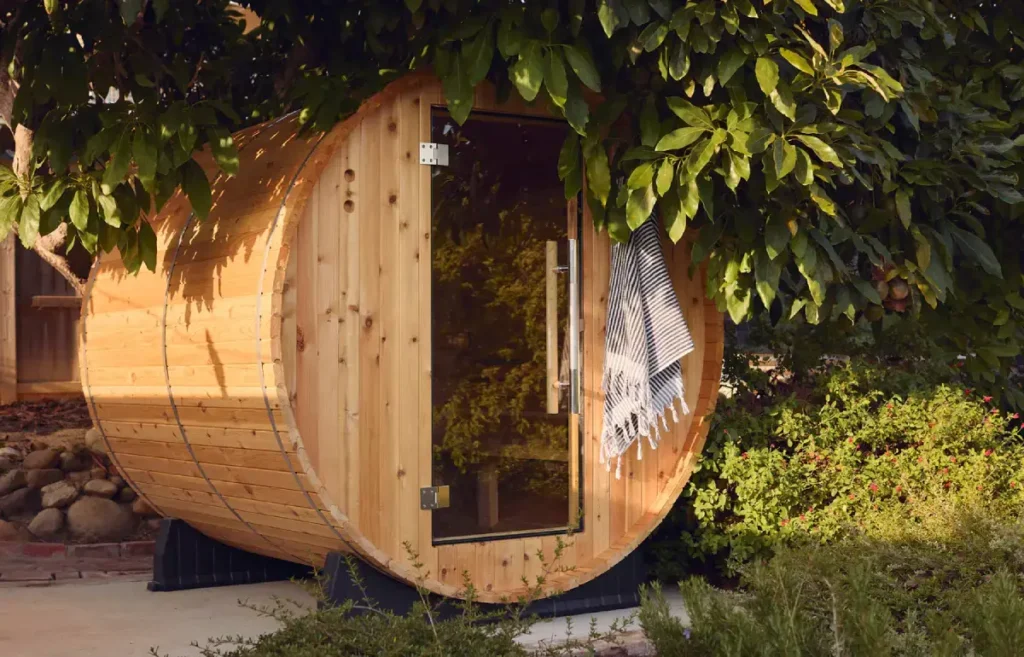 Sauna infrared w ogrodzie