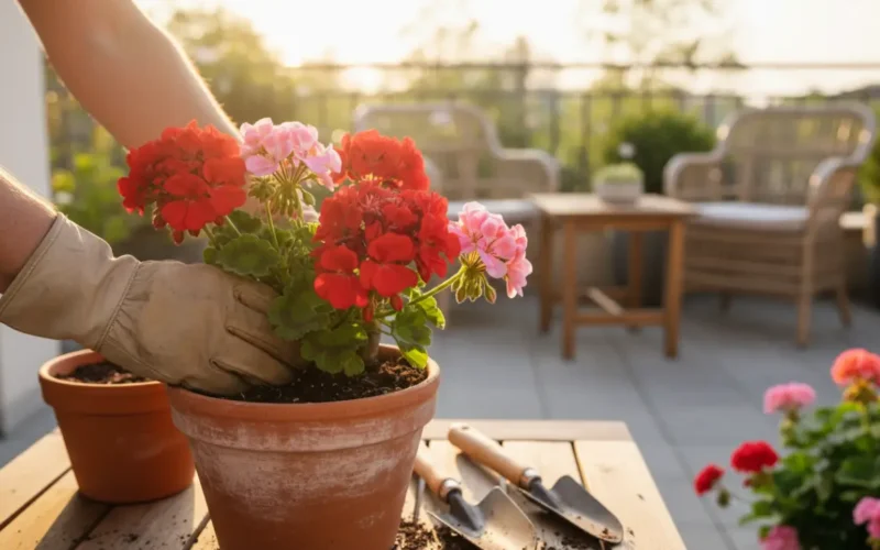 Kiedy i jak sadzić pelargonie na balkonie